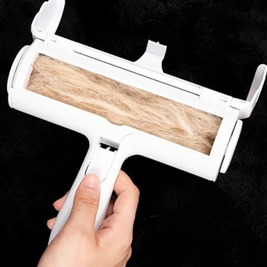 FURFIX Tierhaarentferner-Roller, Weiß/Rot - 1 Stück