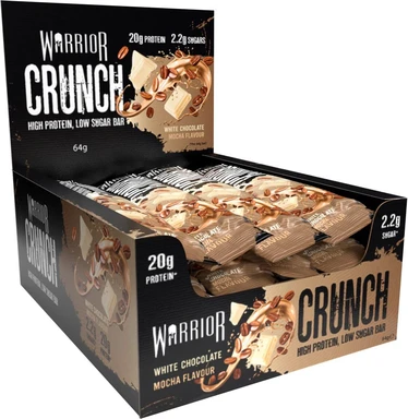 Weiße Schoko Mokka – Warrior CRUNCH – 12 Riegel