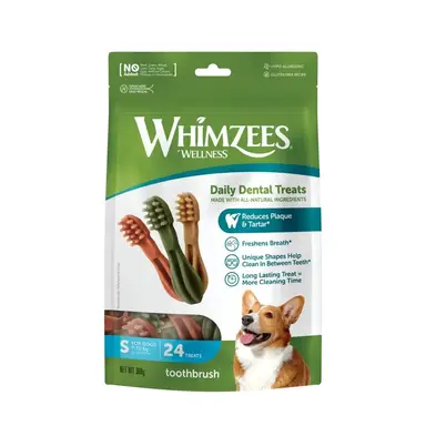 WHIMZEES Lot de 24 brosses à dents friandises pour chien