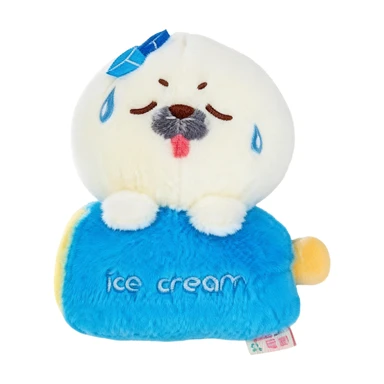 Yespers Porte-clés anti-heat-stroke en peluche - QD-SD-0031 - Bleu - 12 cm - 20