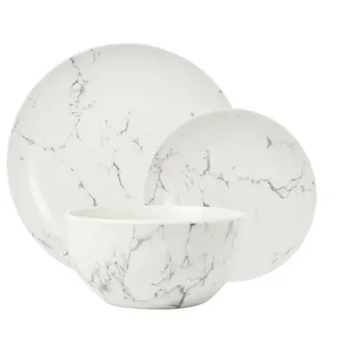 Sabichi 12Pc Marble Dinner Set