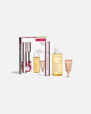 Clarins 4D Beauty Cadeauset (3-delig) (Olie, Oogcrème, Mascara)