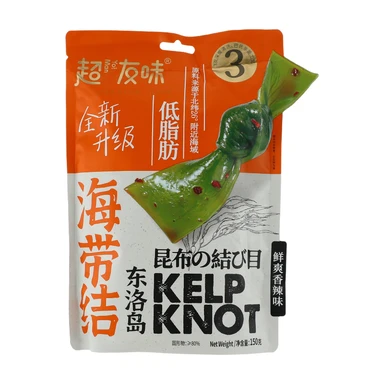 Chaoyouwei Kelp Knot Saveur fraîche et épicée 150g