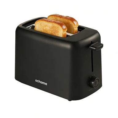ochama Bread Machine Toaster - Breakfast Machine for Toast, Sandwiches, Bagels, Dual-Sided Multi-Function Light Food Appliance - 6-Level Baking 650W 3D Quick Bake