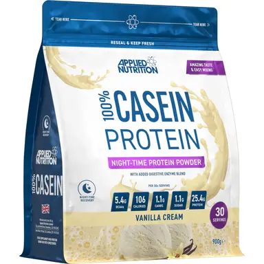 Applied Nutrition Casein Protein Powder Vanilla Flavour - 900 g