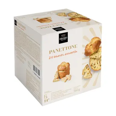 Erhard Panettone 24 toasts assortis - 360 g