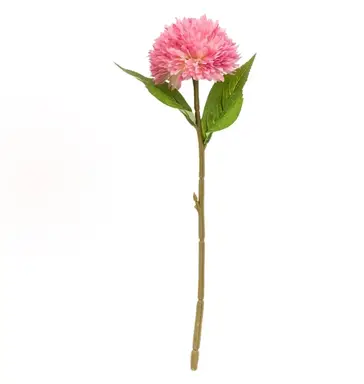 Candlelight Artificial Chrysanthemum Flower Stem Pink 42cm