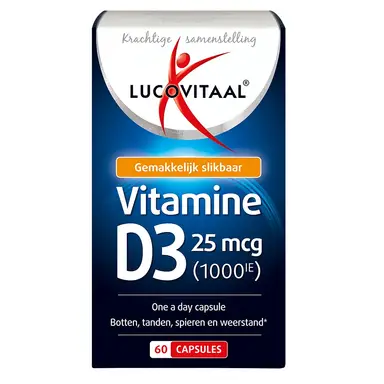 Lucovitaal Vitamine D3 25 mcg 60 capsules