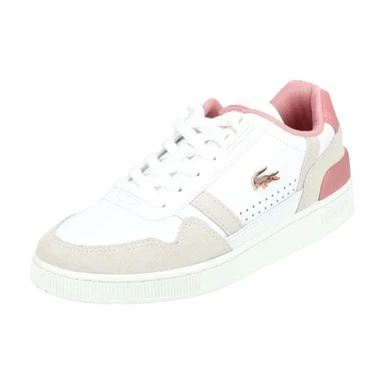 LACOSTE T-CLIP 124 9 SFA wit/lichtroze maat 41