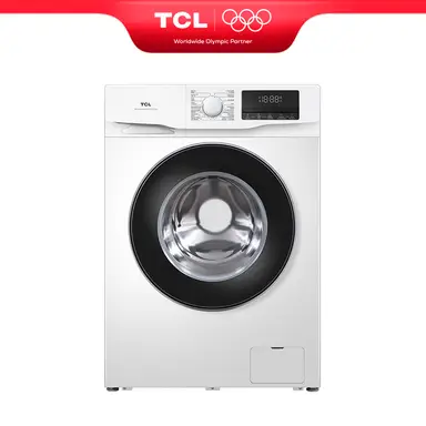 TCL Wasmachine Slim, 6 kg, Slechts 45cm Diep met BLDC Omvormermotor, Stoomwas, Snelwas 15 min, Automatische Gewichtsherkenning, Kleding Toevoegen [Energieklasse B] FF1006WB0
