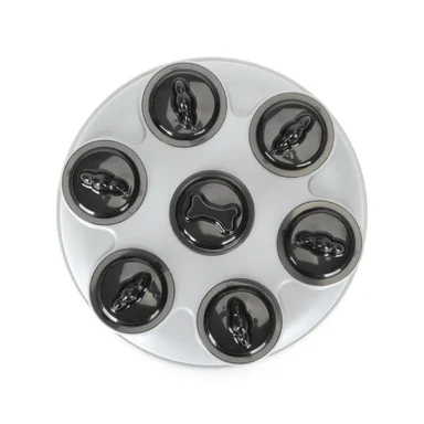 Nobleza Exklusives Intelligenzspielzeug für Haustiere Grau L23,5xB23,5xH7,2cm 1 Stück für Hunde