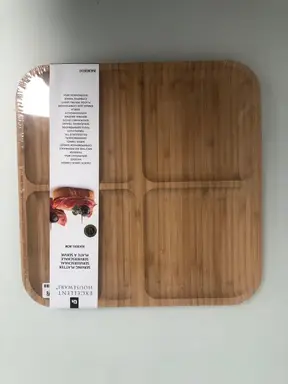 Serveerschaal met 4 vakken