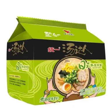 Uni-President  Instant Noodle Artificial Pork Flavour Japanese Style 5 in 1 125g*5