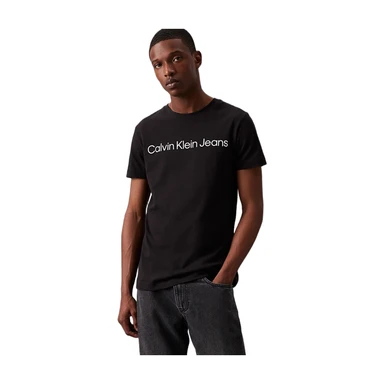 Calvin Klein T-shirt slim CORE INSTITUTIONAL LOGO noir Homme - L