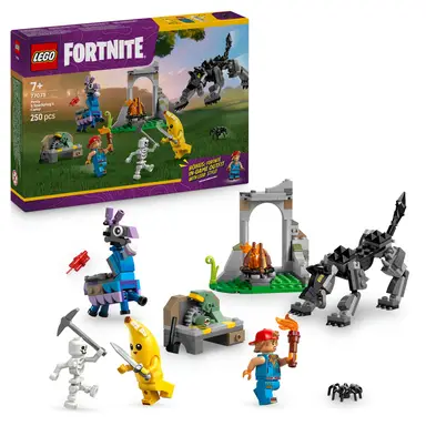 LEGO Fortnite 77075 Peely en Sparkplugs kamp