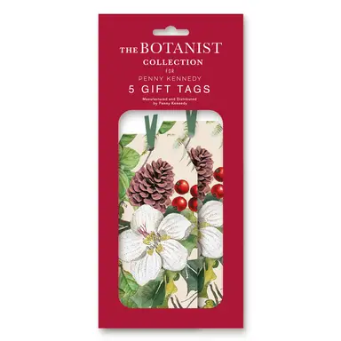 Luxury Botanical Collection Evergreen 5 Pack Gift Tags