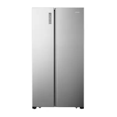 Hisense RS677N4BID Side-by-Side Kühl-Gefrierkombination / Inverter-Kompressor / Kühlteil 334 l / Gefrierteil 185 l / 41 dB, Inox [Energieklasse D]