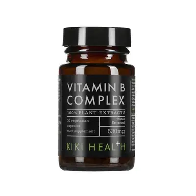 KIKI Health Vitamin B Complex Vegan Energy Support Capsules - 30 Capsules