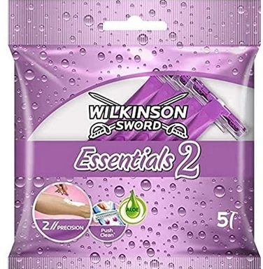 Wilkinson Sword Essentials 2 Wegwerpscheermesjes voor Dames 5 stuks
