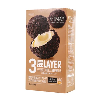 ZHENCAI Dumplings Lava Cookie Saveur Yaourt - 100 g