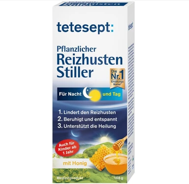 tetesept Kräuterhustenstiller Tag & Nacht 168 g
