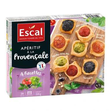 ESCAL Apéritifs à la Provençale 26 pièces 320g
