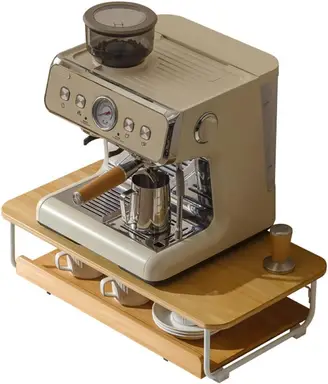 CHZIMADE 1PC K-Cup Coffee Pod Holder Coffee Machine Stand Storage Organizer 2 Tier Rack