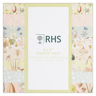 RHS Geissler Paper Pad 180gsm 6" x 6"