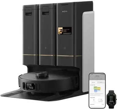 MOVA Z50 Ultra - Robotstofzuiger - 19.000 Pa zuigkracht, Automatisch station, Zelfreinigende dweil, Slimme AI