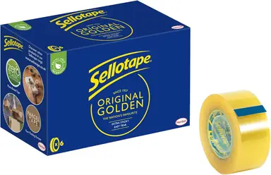 Sellotape Original Tape 24mmx33m, Pack of 6