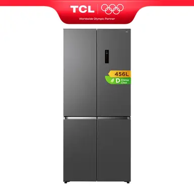 TCL Free Built-In® Series RC593CSD0DE Mehrtür-Kühl-Gefrierkombination, Kühlteil 312 l, Gefrierteil 66 l, variable Fächer 78 l, XL Großkapazität, Total NoFrost, 99,99 % Sterilisation, PureAir, PowerCool & PowerFreeze [Energieeffizienzklasse D]