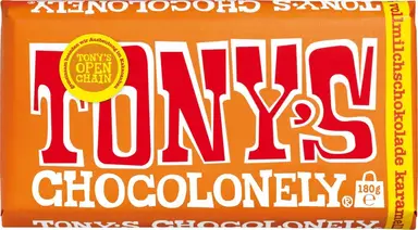 Tony's Chocolonely Caramel Sea Salt Chocolate 180 g