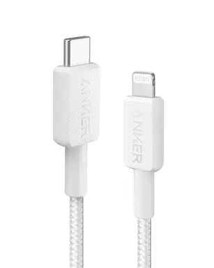 Anker USB-C to Lightning Charging Cable 0.9M, White