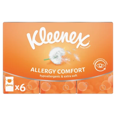 Kleenex Allergy Comfort Tissues 6 Pocket Packs