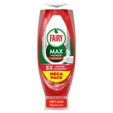 Fairy Max Power Washing Up Liquid, Pomegranate, 730ml
