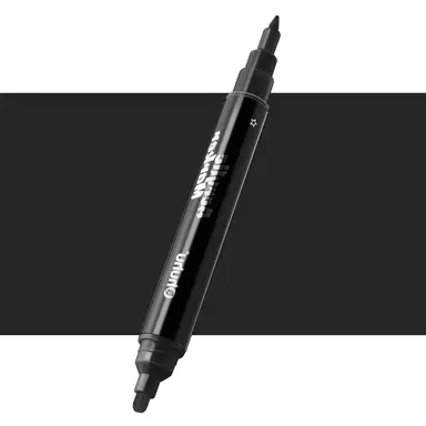 Ohuhu Black Colour Individual Acrylic Pen, 1pk 