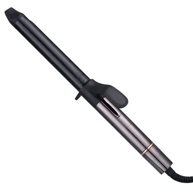 Sunluxy 1097A Curling Tongs, Black 32mm Curling Iron with Digital Display, 4 Adjustable Heat Settings, Fast PTC Heating for Home Hair Styling, UK plug