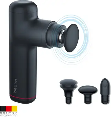 Beurer MG79 - mini massagewand - 3 opzetstukken 3200 t/min 3 uur batterijduur