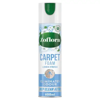 Zoflora Carpet Fresh & Care Foam Linen Fresh, 600ml