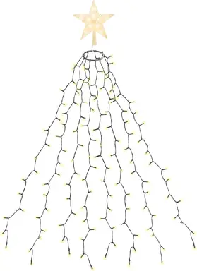 SALCAR Guirlande Sapin Lumineuse 210 LEDs de Noël, Guirlande LED Sapin Décoration (0,8-2,5m sapin) pour Décoration Maison, Fête, Noël, Soirée, Mariage, Jardin