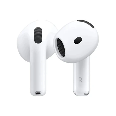 Apple AirPods 4 kabellose Bluetooth-Kopfhörer, personalisiertes 3D-Audio, schweiß- und wasserresistent, USB-C-Ladecase, H2-Chip, bis zu 24 Stunden Wiedergabe