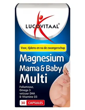 LucovitaalMagnesium Mama & Baby Multivitamine Zwangerschap 30 capsules