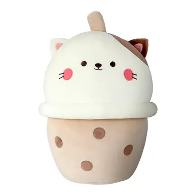 MINISO Bubble Tea Kitten Plush Soft Toy