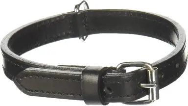 TRIXIE HB ACTIVE LEER ZWART 27-32X1,4CM