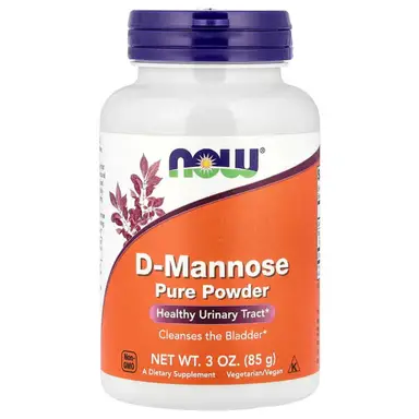 NOW Foods D-Mannose, Pure Powder - 85g