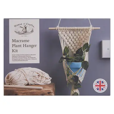 House Of Crafts Macrame Plant Hanger Kit