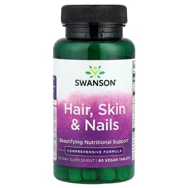 Swanson Hair Skin Nails Beauty Tablets - 60 Tablets