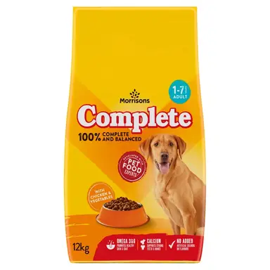 Morrisons Complete Dog Food Chicken 12kg