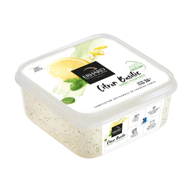 ERHARD Sorbet Plein Fruit Citron Basilic 488g