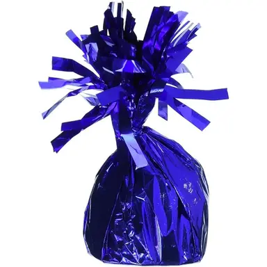 Unique Party Foil Balloon Weight, Royal Blue, 1 Pack
